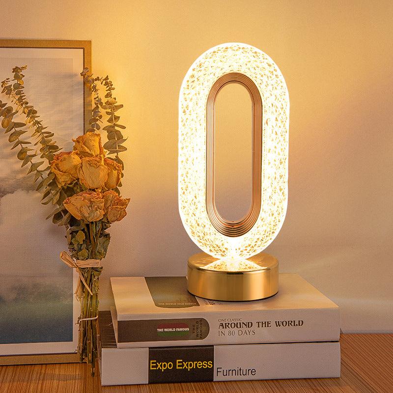 Modern Style USB Acrylic Luxury Glass Stand LED Crystal LED Table Lamp  Acrylic Touch Metal Hotel Decoration Restaurant Cordless Rechargeable Desk  Light Lamps - China Table Lamp, Table Light